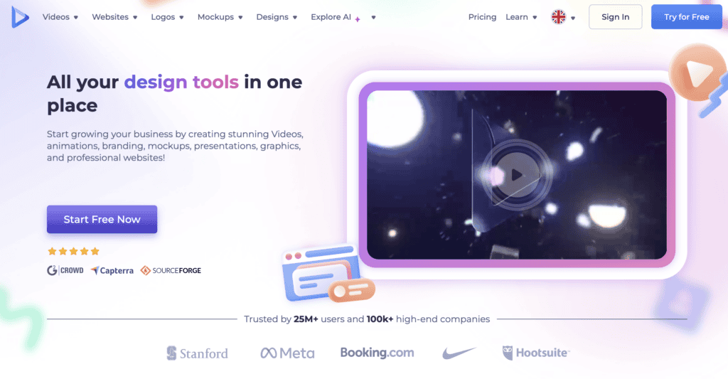 renderforest homepage