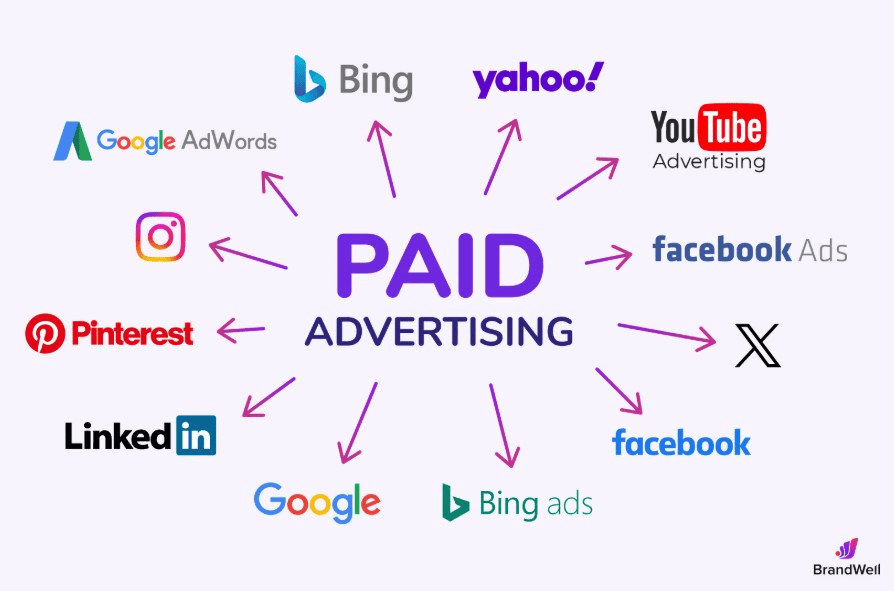 Paid advertising options
