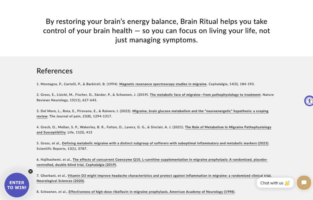 Brain Ritual's migraine page.