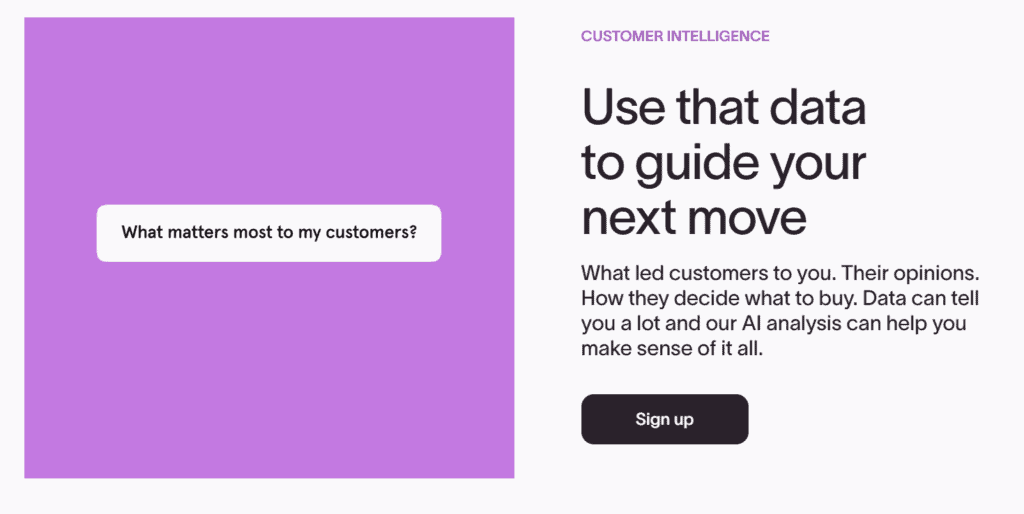 Survey with AI Support
Survey with AI support to see what data matters most.
