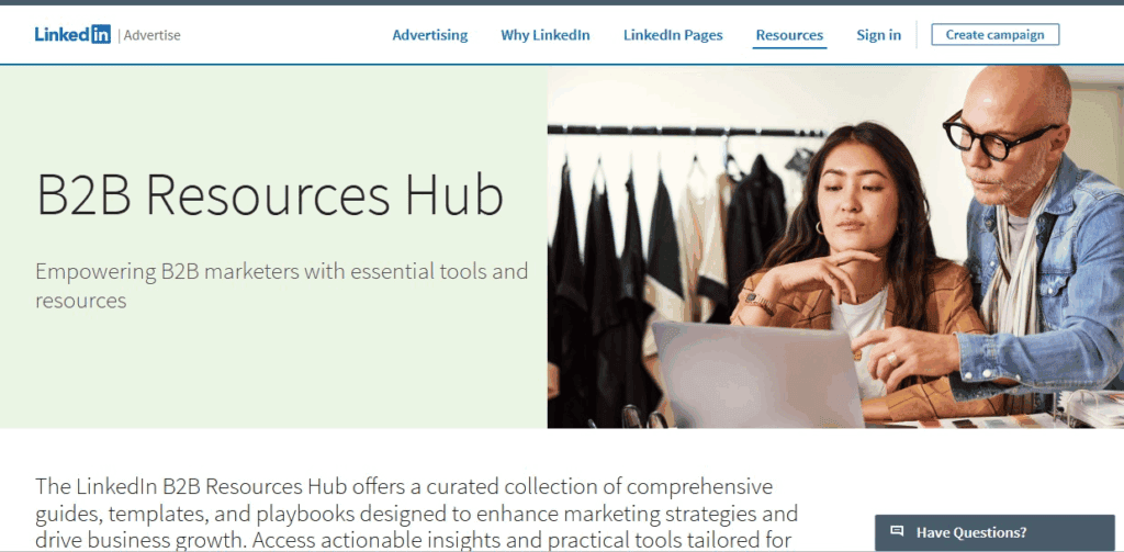 LinkedIn Business Hub