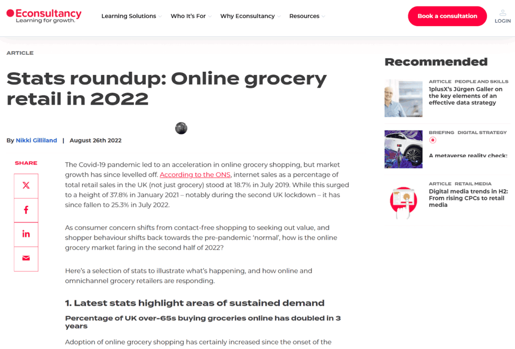 Stats Article
An older stats roundup article that could use refreshing.