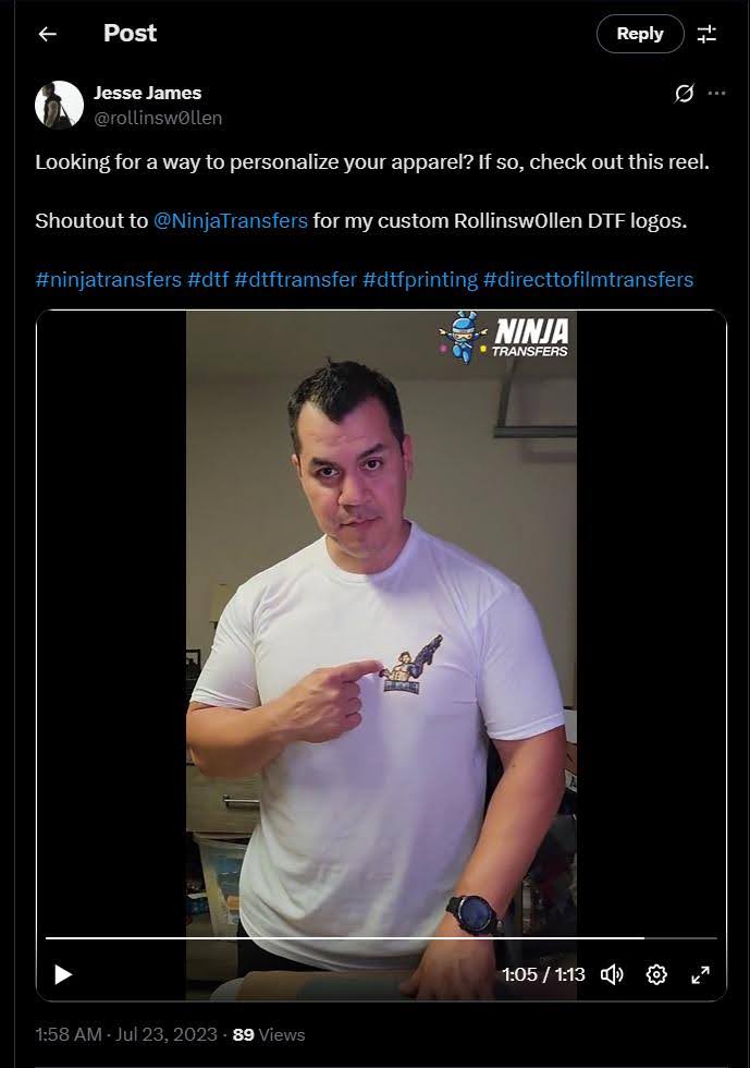 Example of user-generated content with branded hashtags.