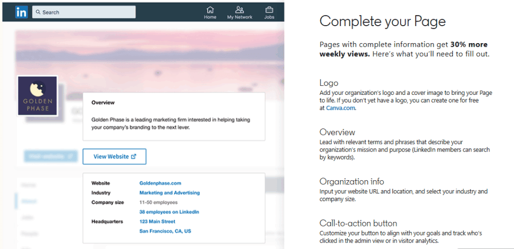 LinkedIn pages best practices
