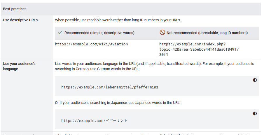 Google’s best linking practices
