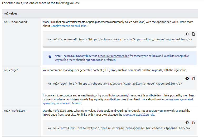 Link relational attributes
